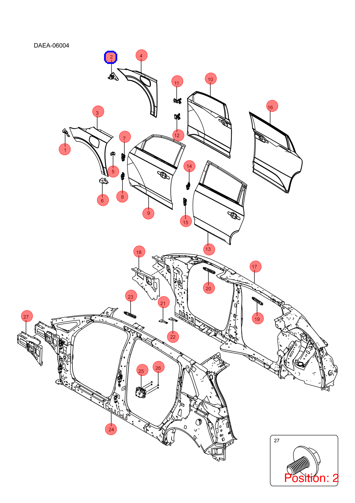 BYD Fender Bracket OEM 1323166600 DAEA530161477 FOR D1 1323166600-BYD_OEM