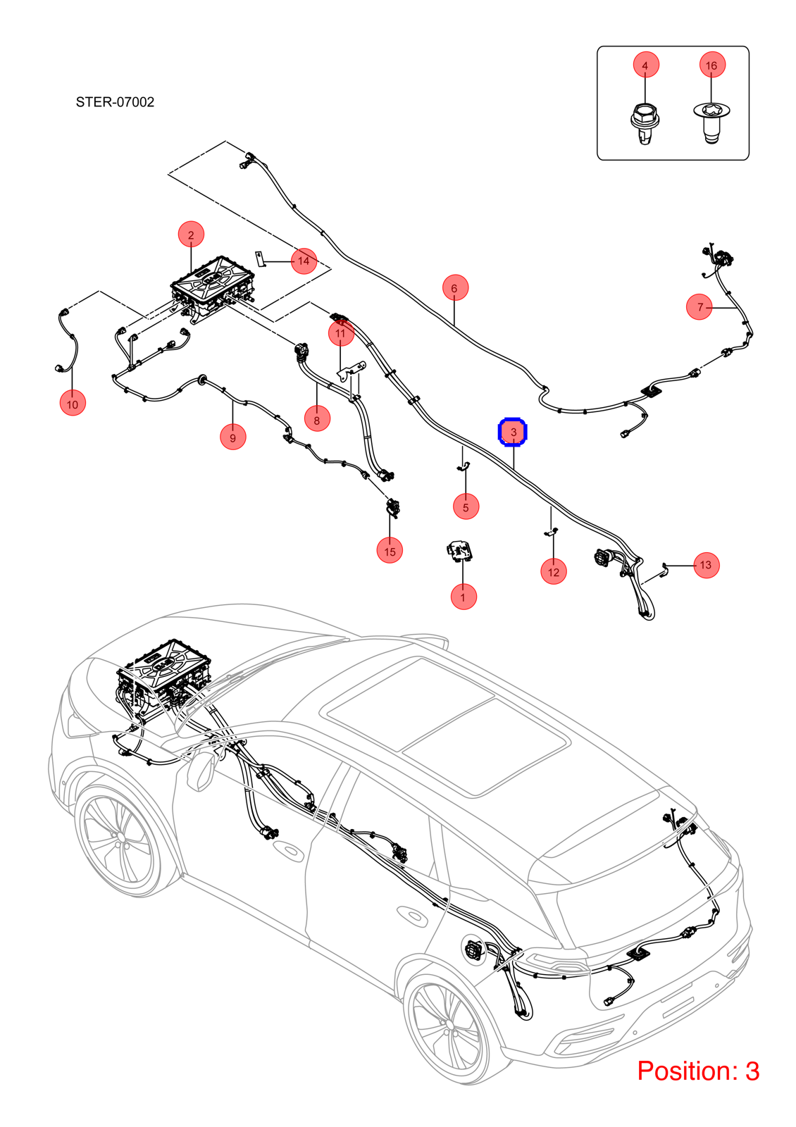 BYD Charging port OEM 1329658500 STEK2105500A FOR Tang 1329658500-BYD_OEM