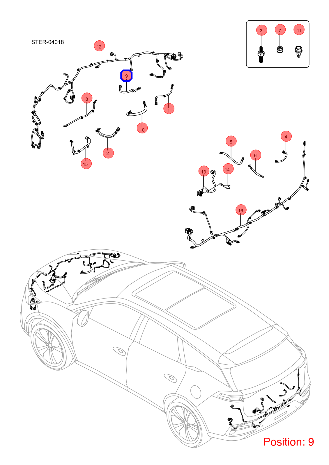 BYD Negative wire OEM 1329752000 STES4002936 FOR Tang 1329752000-BYD_OEM