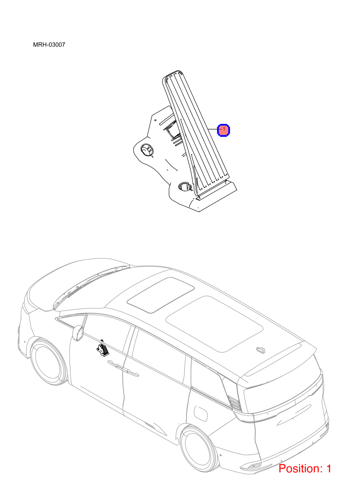 BYD Throttle pedal OEM 1330309300 TA1108010G FOR DENZA 1330309300-BYD_OEM