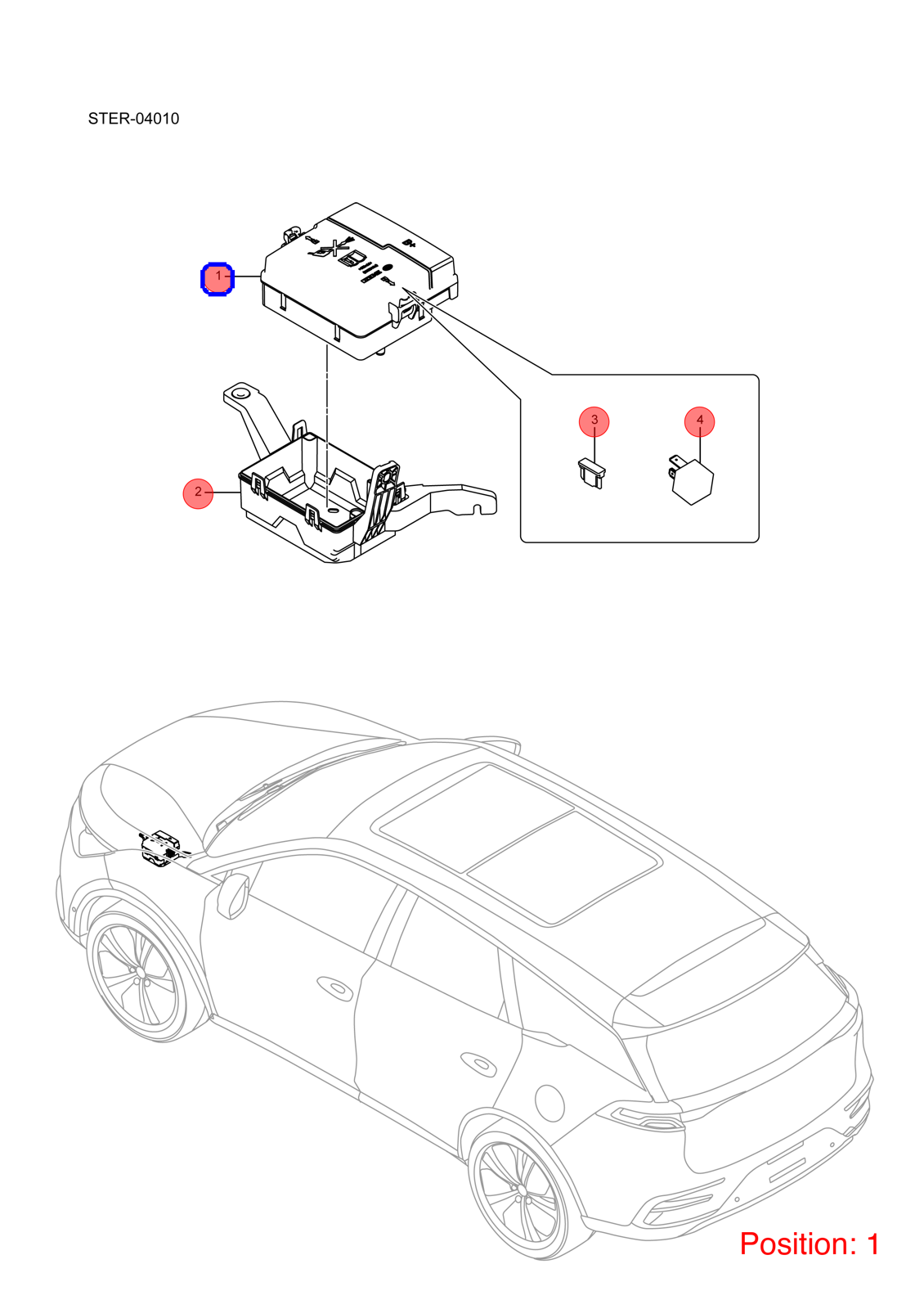 BYD Power distribution box OEM 1330311000 STES3722500 FOR Tang 1330311000-BYD_OEM