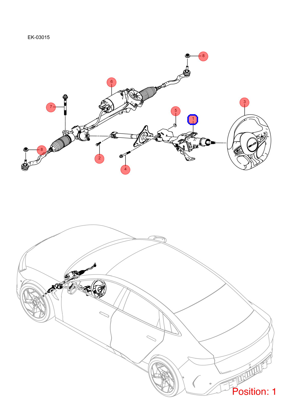 BYD Steering column OEM 1331658600 EKEB3404010 FOR Seal 1331658600-BYD_OEM