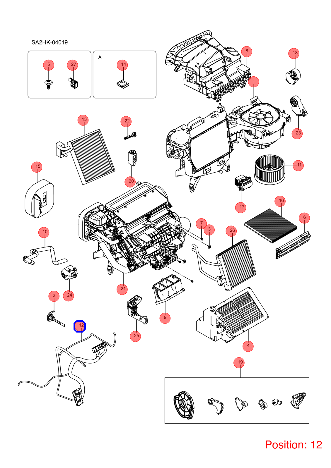 BYD Air conditioning harness OEM 1332427300 SA2HK4014100 FOR Song 1332427300-BYD_OEM