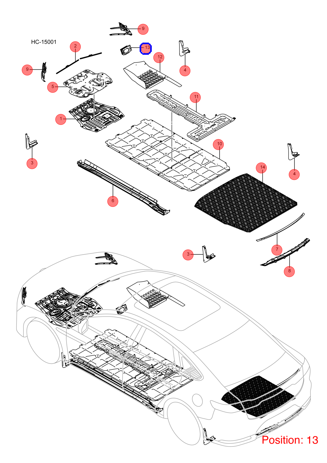 BYD Multimedia computer OEM 1332708300 HC7924200EFG1 FOR Han Tang 1332708300-BYD_OEM