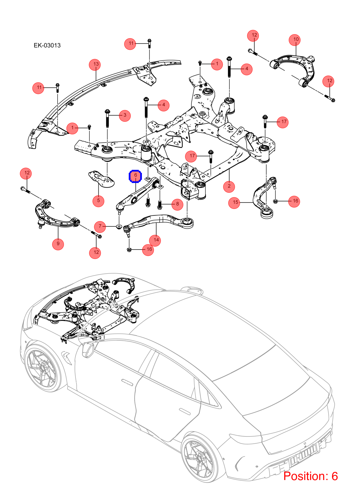 BYD Control arm OEM 1332994300 TA702904010AA FOR Seal 1332994300-BYD_OEM