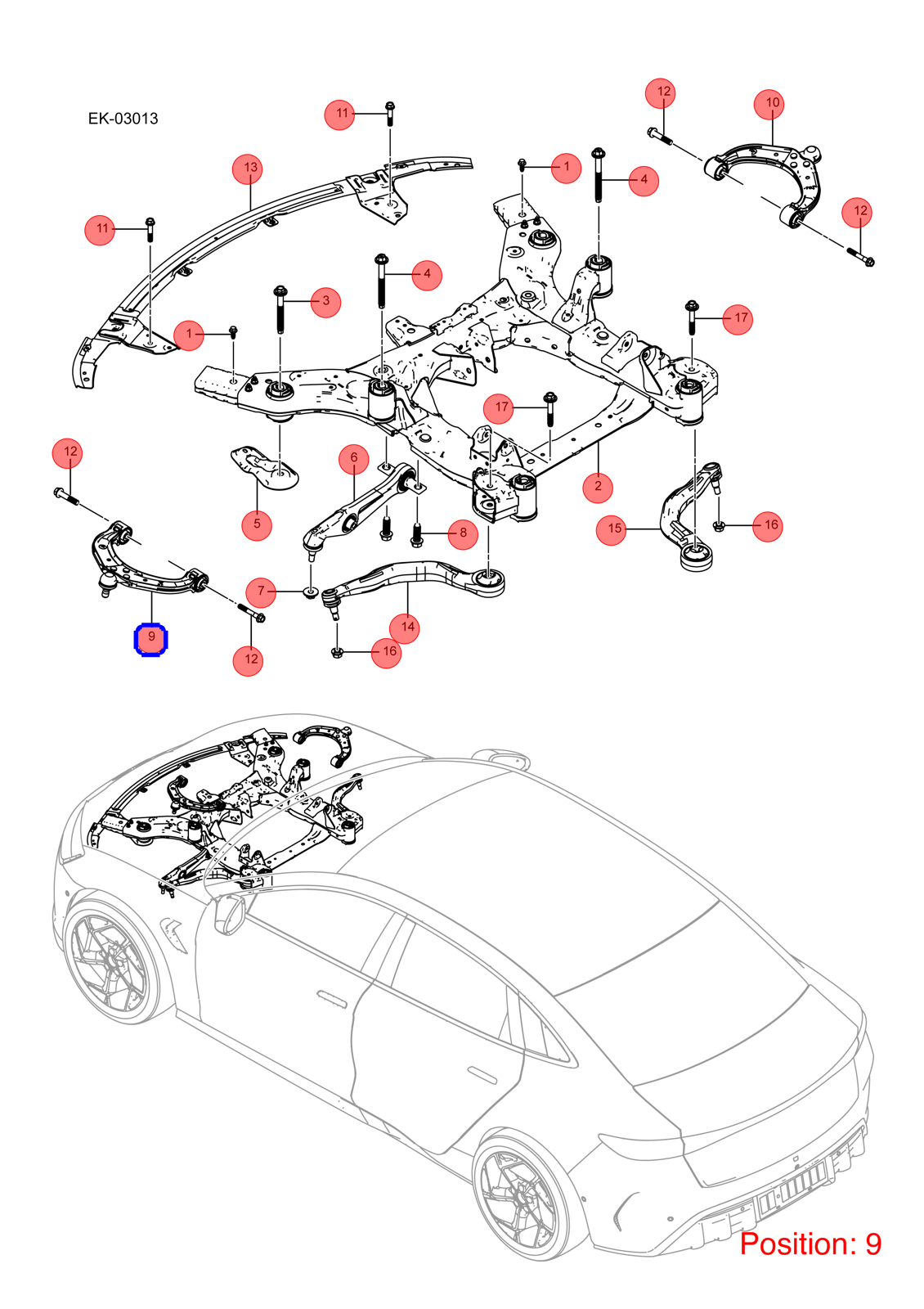 BYD Control arm OEM 1332994500 TA702904030AA FOR Seal 1332994500-BYD_OEM
