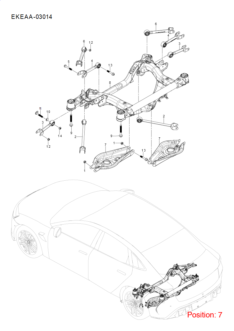 BYD Control arm OEM 1332994800 TA702914060AA FOR Seal 1332994800-BYD_OEM