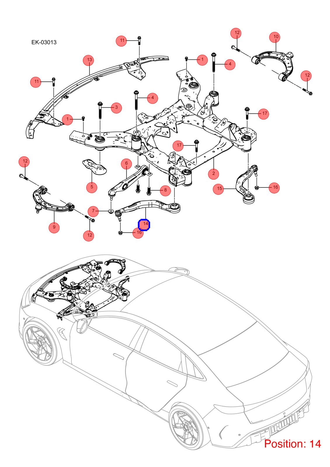BYD Control arm OEM 1332998100 TA702904100AA FOR Seal 1332998100-BYD_OEM