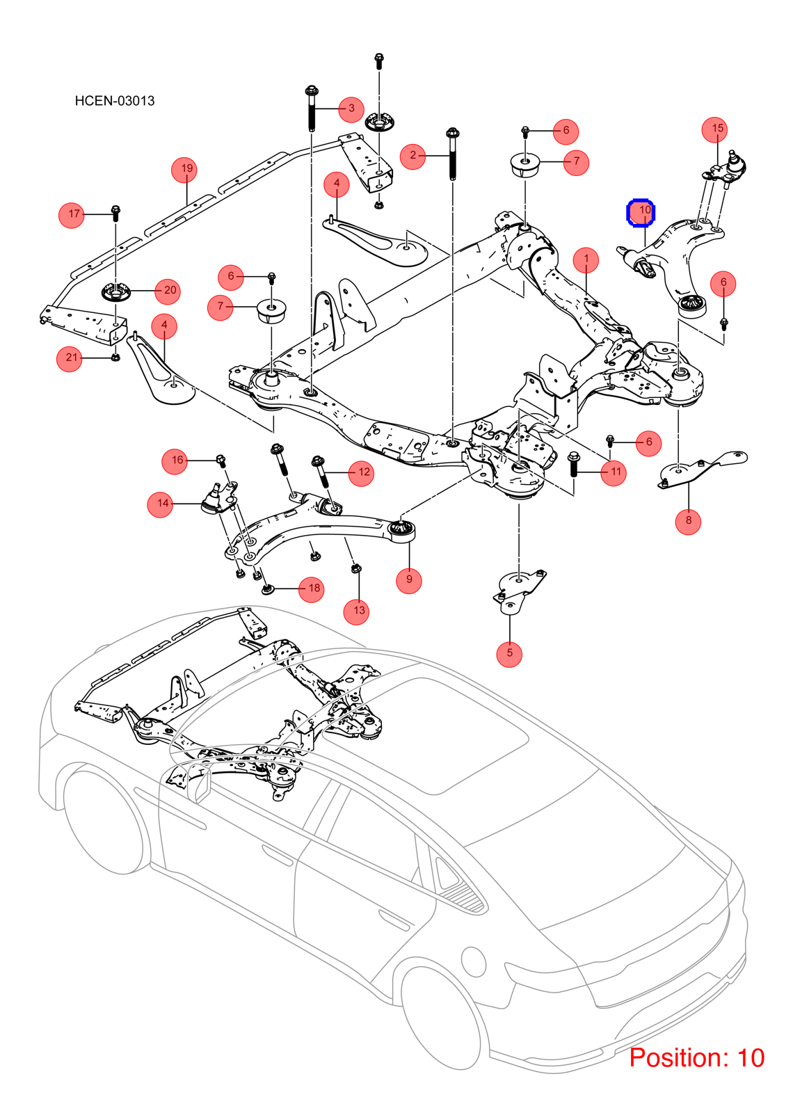 BYD Control arm OEM 1334701200 HCE2904010B FOR Han 1334701200-BYD_OEM