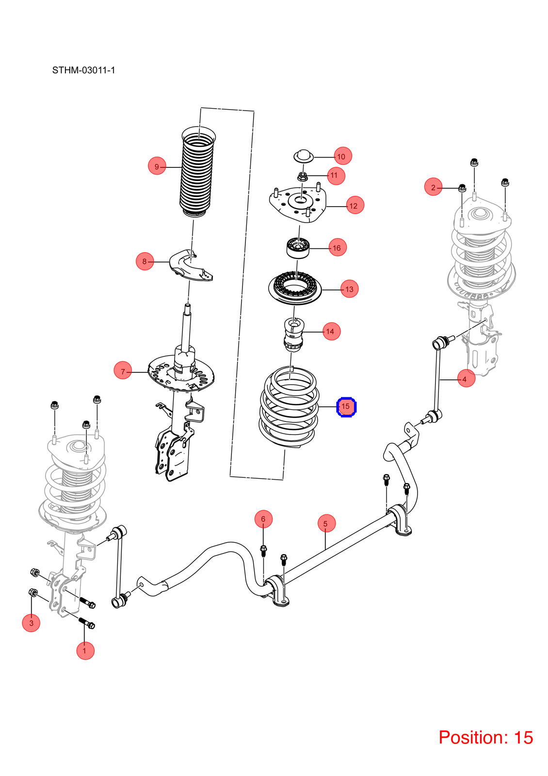 BYD Shock absorber spring OEM 1336995200 HCEF2905311 FOR Han 1336995200-BYD_OEM