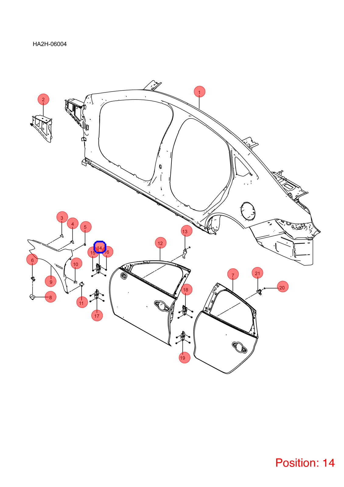 BYD Door hinge OEM 1337492400 HAD6106109A FOR KING Chazor Seal5 Destroyer 1337492400-BYD_OEM