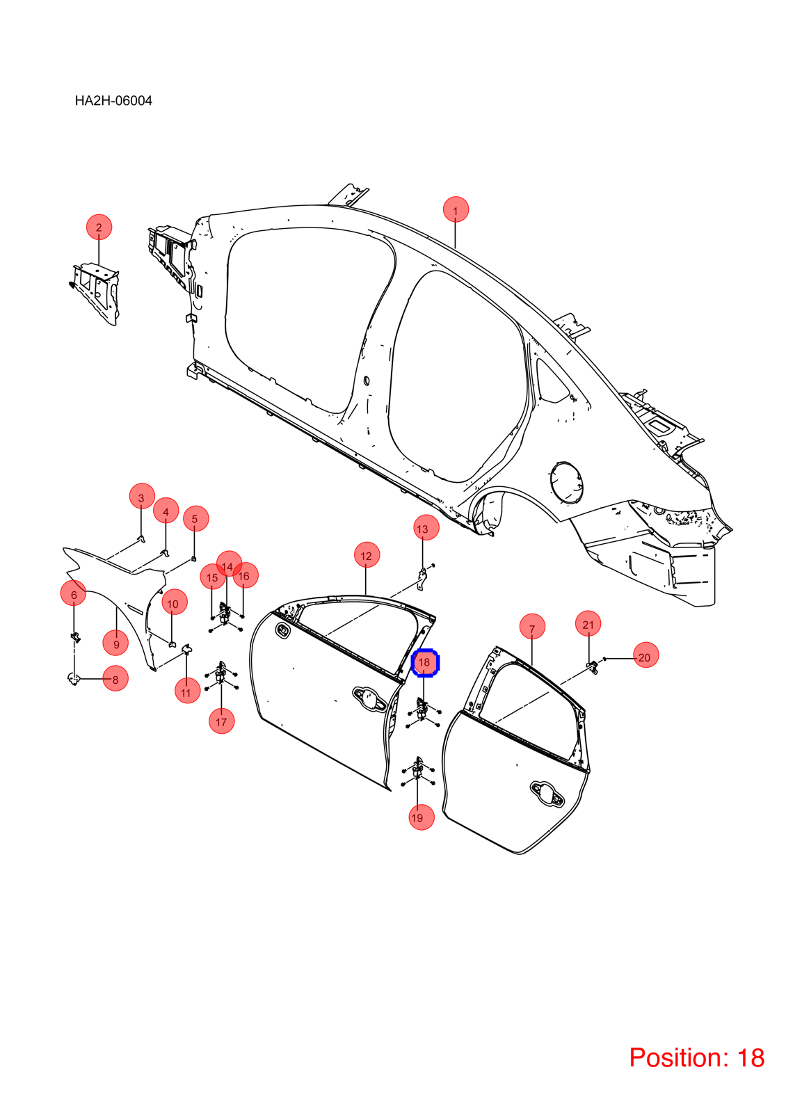 BYD Door hinge OEM 1337501700 HAD6206109A FOR KING Chazor Seal5 Destroyer 1337501700-BYD_OEM