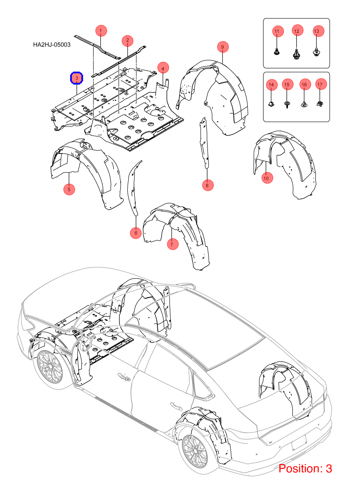 BYD Engine lower guard plate OEM 1337585900 HA2HK3102170A FOR KING Chazor Seal5 Destroyer 1337585900-BYD_OEM