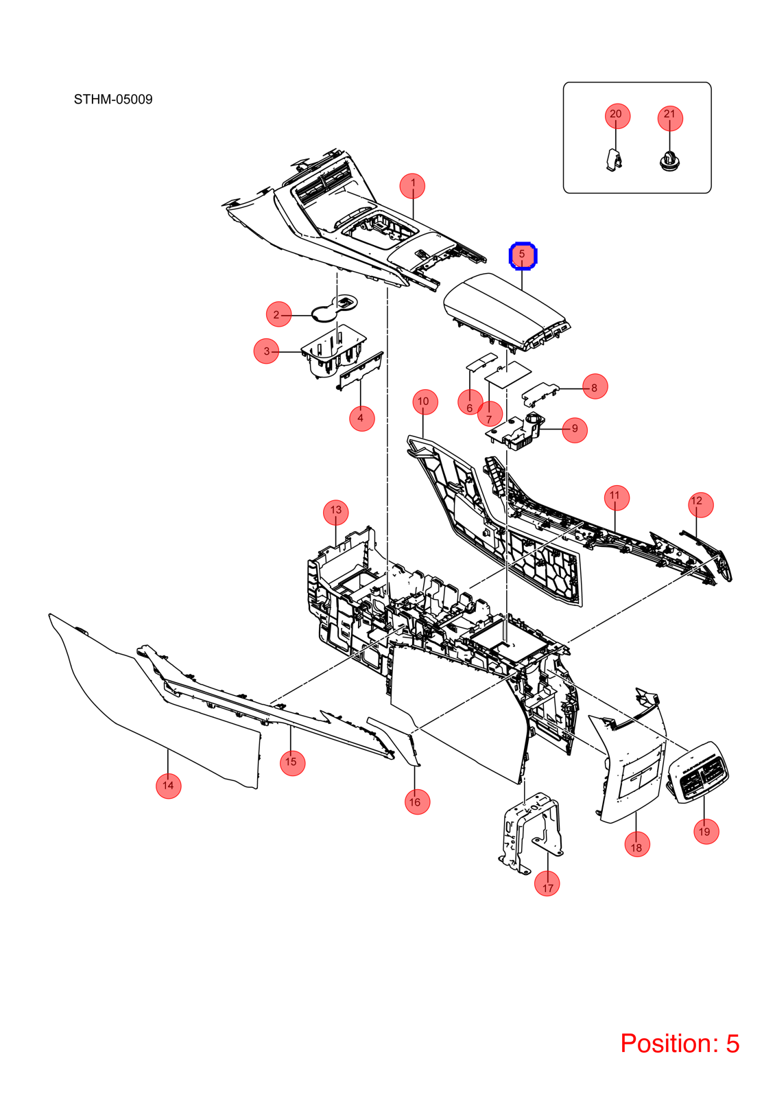 BYD Armrest box OEM 1341292100 STHA530530000LA1 FOR Tang 1341292100-BYD_OEM