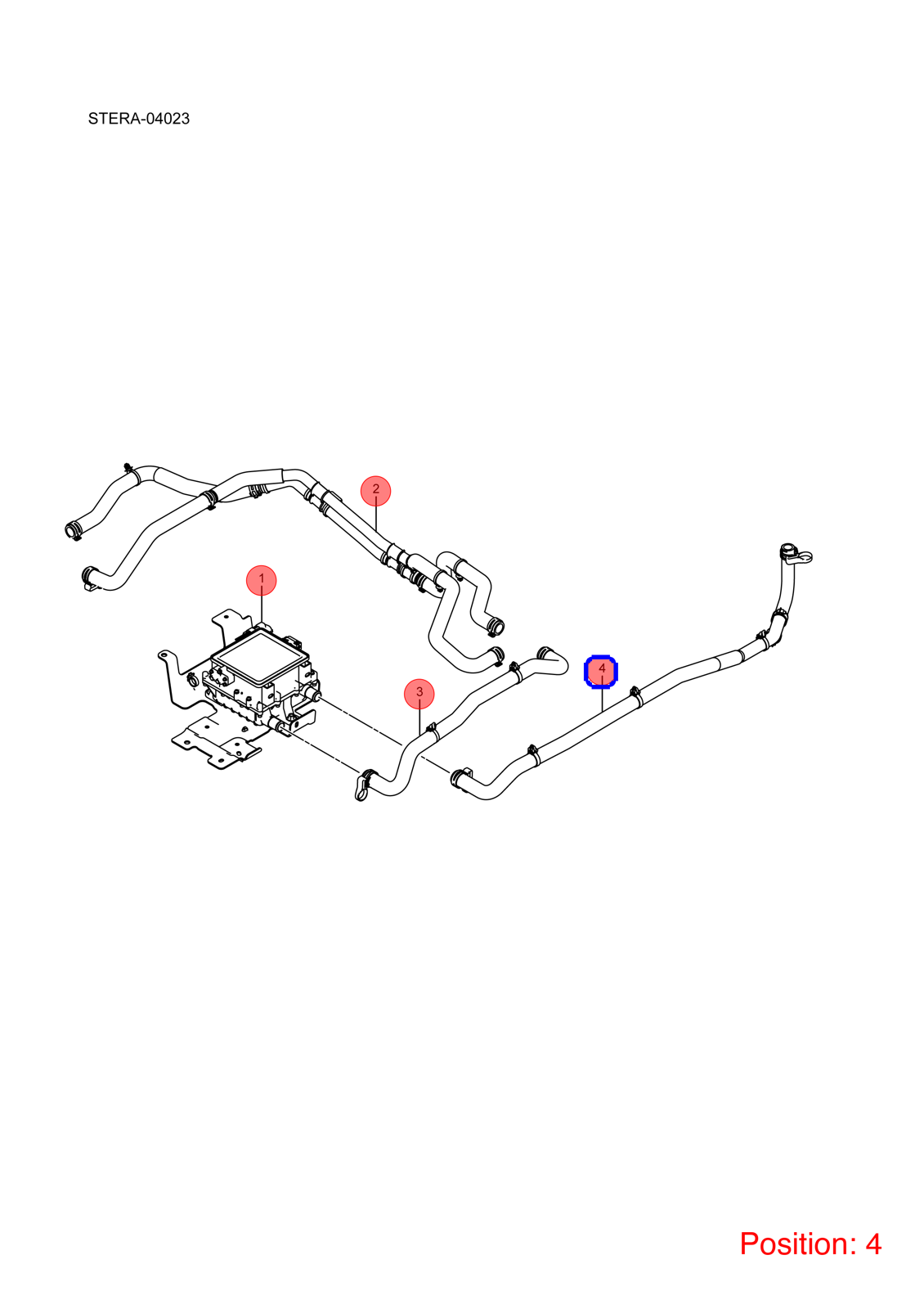 BYD Water pipe OEM 1341622100 STER8101770 FOR Tang 1341622100-BYD_OEM