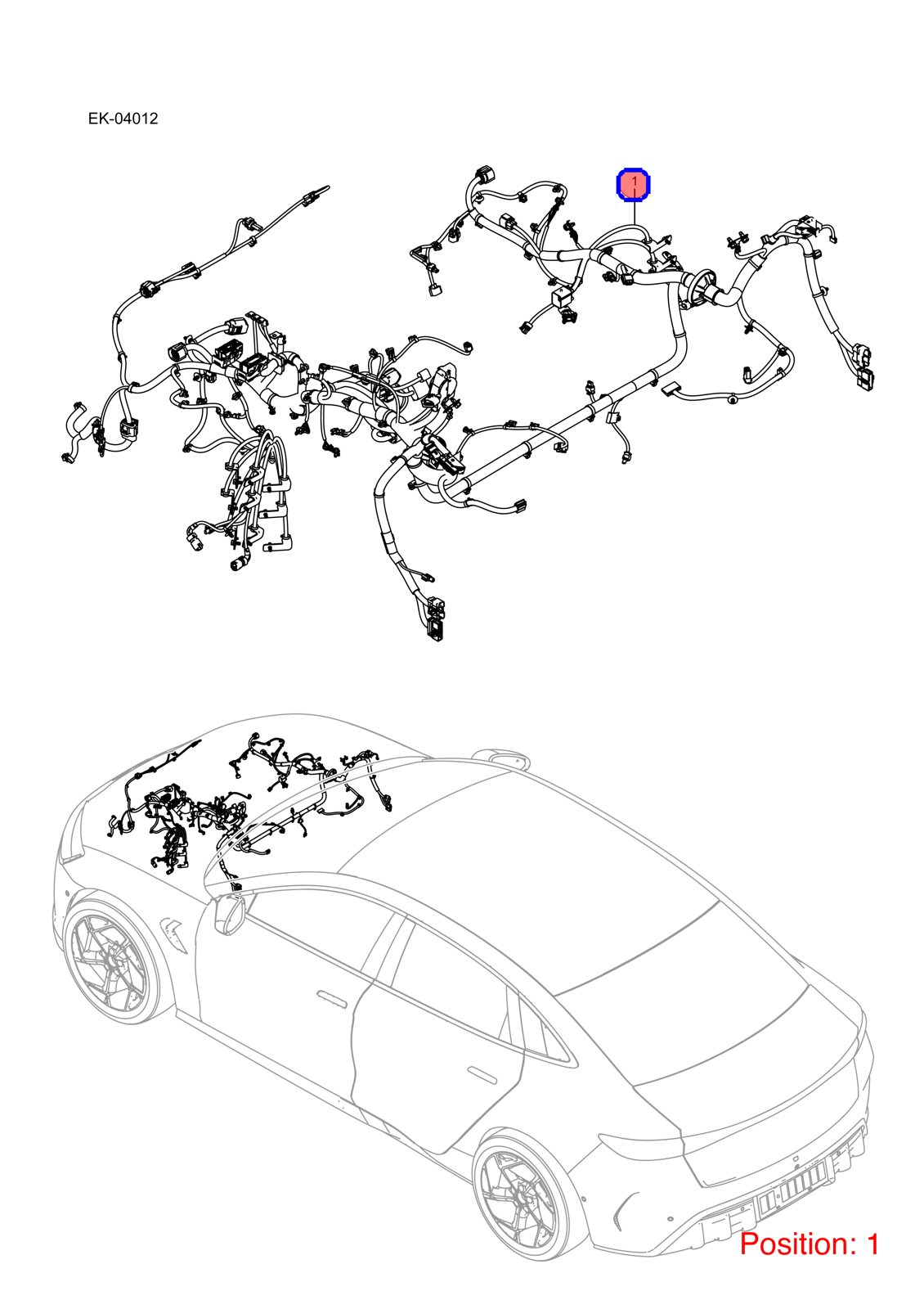 BYD Engine wiring harness OEM 1342210000 EKEA4011100A FOR Seal 1342210000-BYD_OEM