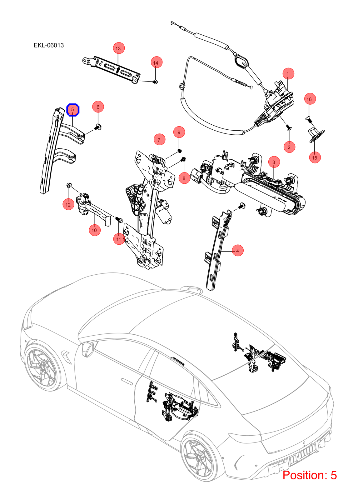 BYD Door glass guide rail OEM 1342933000 EKEA6201919 FOR Seal 1342933000-BYD_OEM
