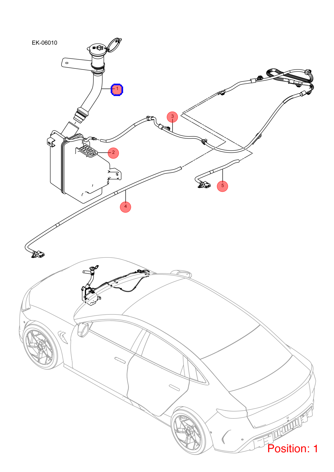 BYD Wiper water pipe OEM 1343113600 EKEA5207120 FOR Seal 1343113600-BYD_OEM