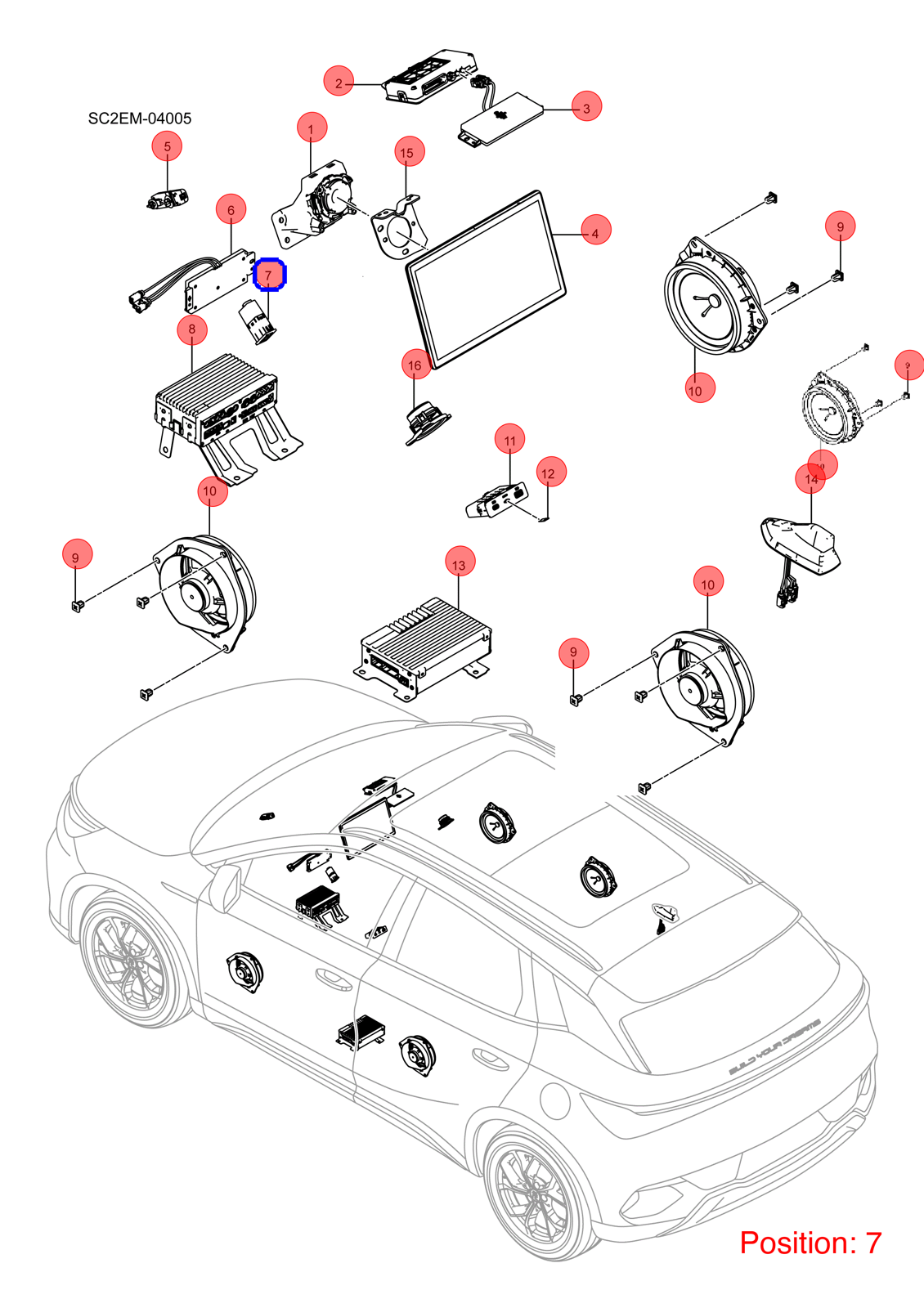 BYD Multimedia computer OEM 1346534600 SC2EM7924200EED7 FOR Atto3 Yuan 1346534600-BYD_OEM