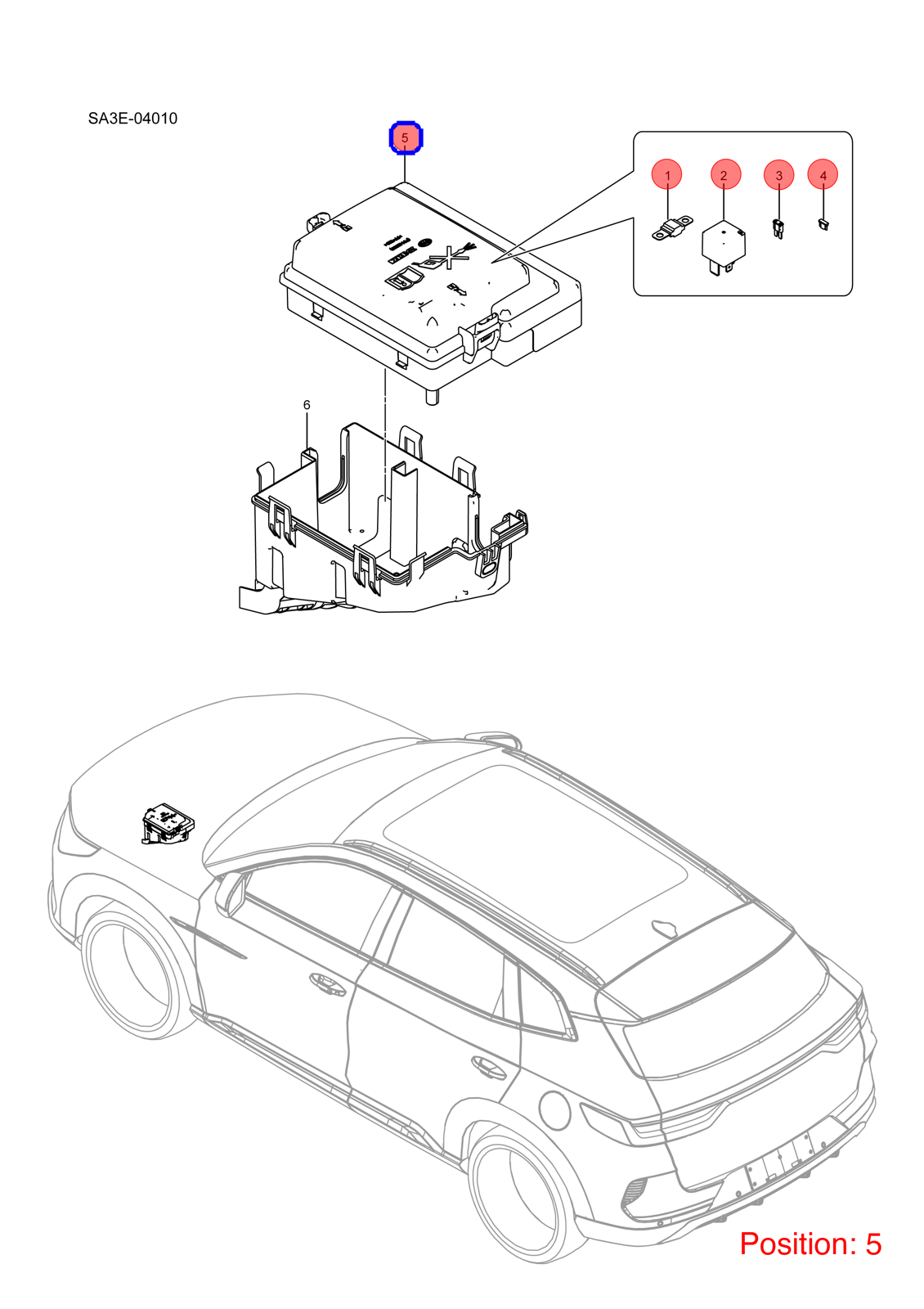 BYD Power distribution box OEM 1348577800 SA3EJ3722500 FOR Song 1348577800-BYD_OEM