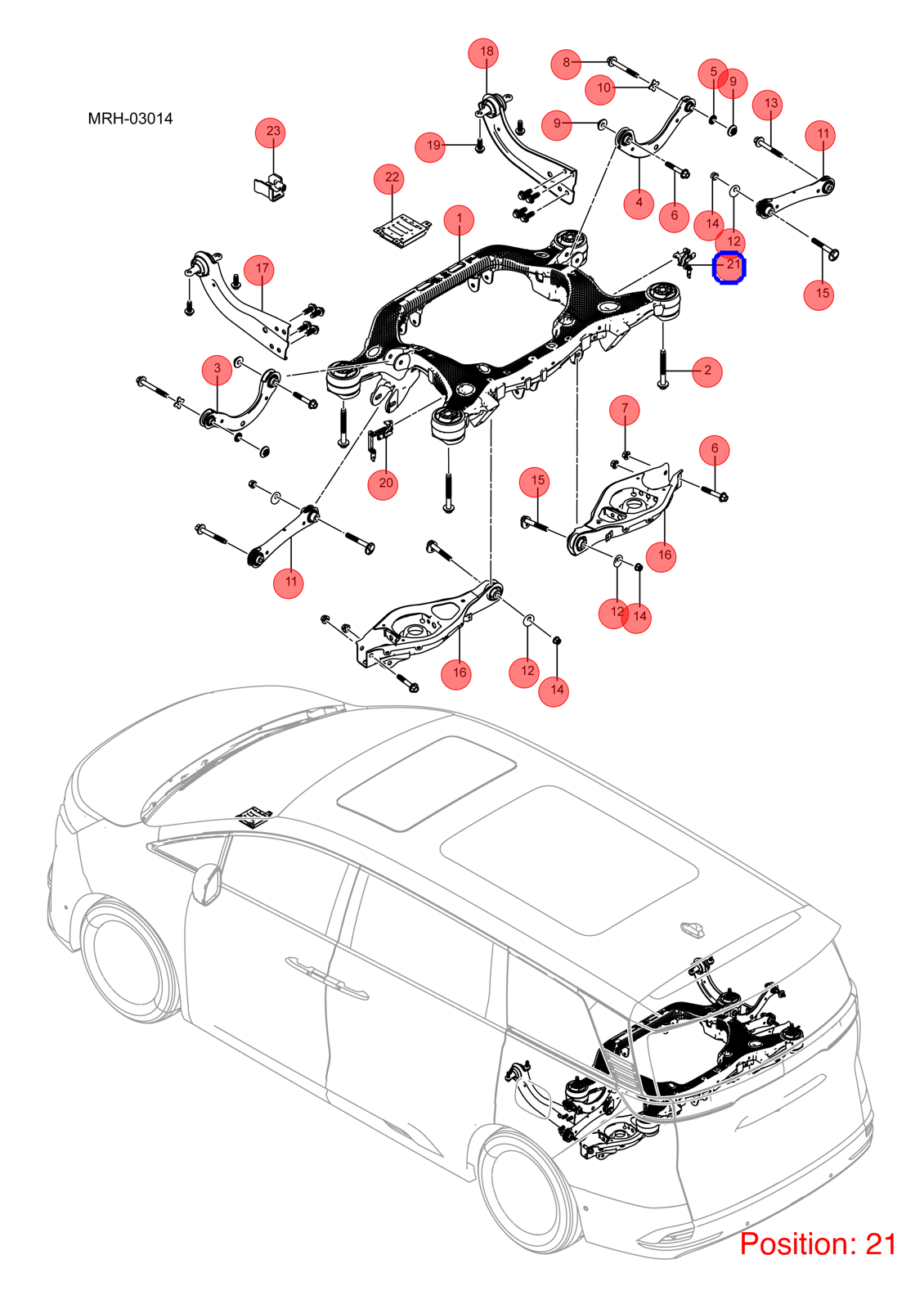 BYD Ride Height Sensor OEM 1349081400 MRHC3631500 FOR DENZA 1349081400-BYD_OEM