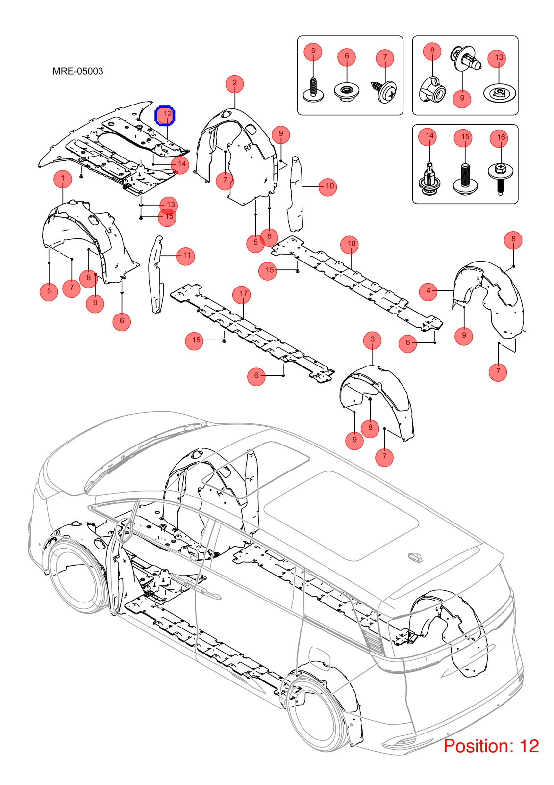 BYD Engine lower guard plate OEM 1349497700 MREB3102310 FOR DENZA 1349497700-BYD_OEM