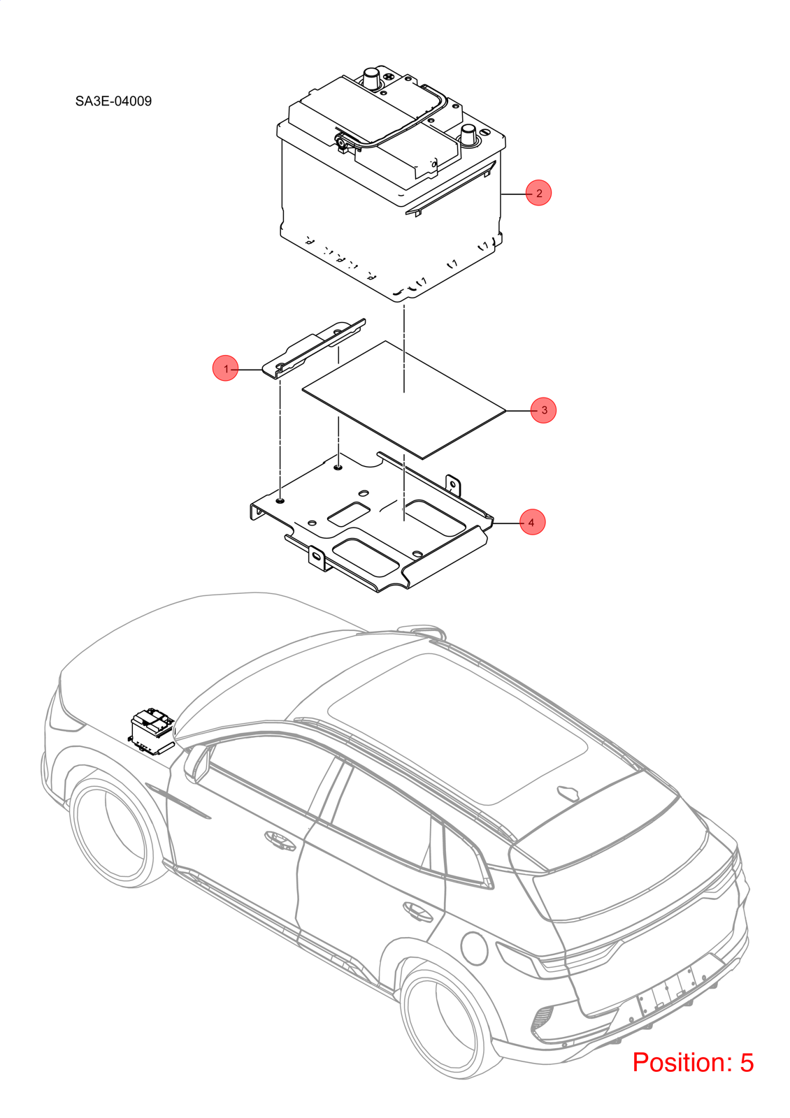 BYD Battery bracket OEM 1354180000 SA3EJ3703320 FOR Song 1354180000-BYD_OEM