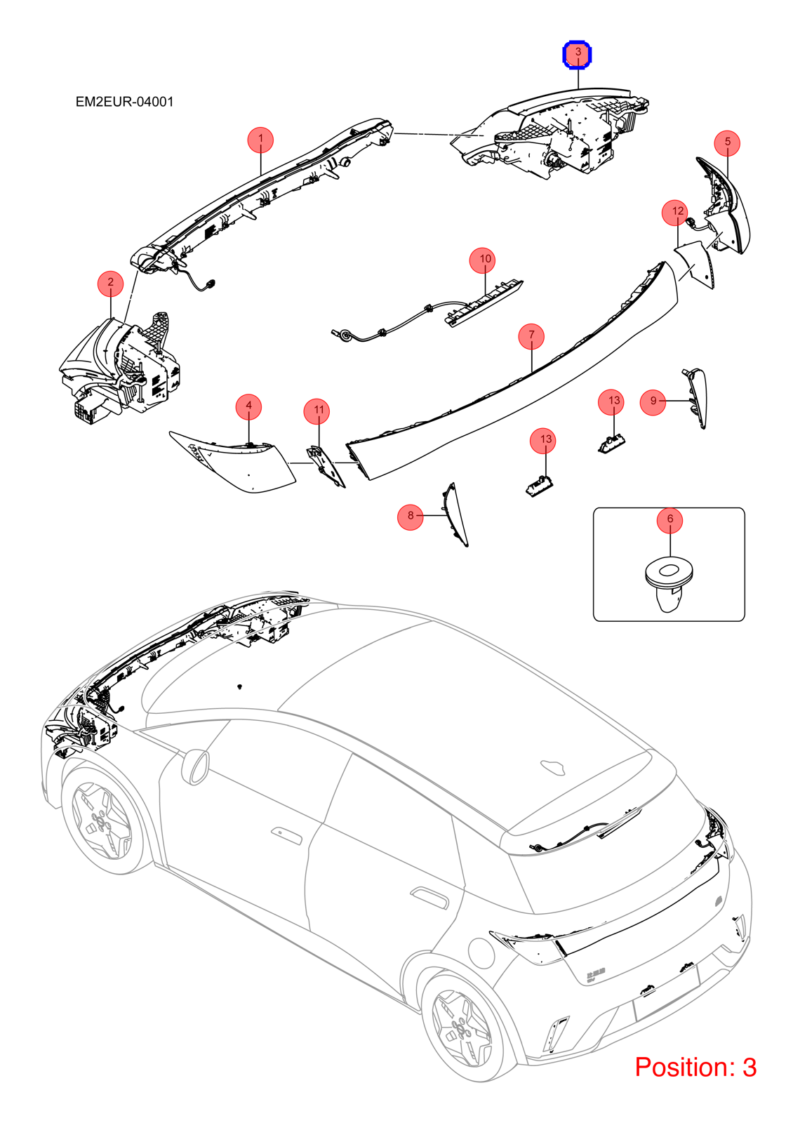 BYD Headlight OEM 1357450900 EM2E4121020A FOR Dolphin 1357450900-BYD_OEM