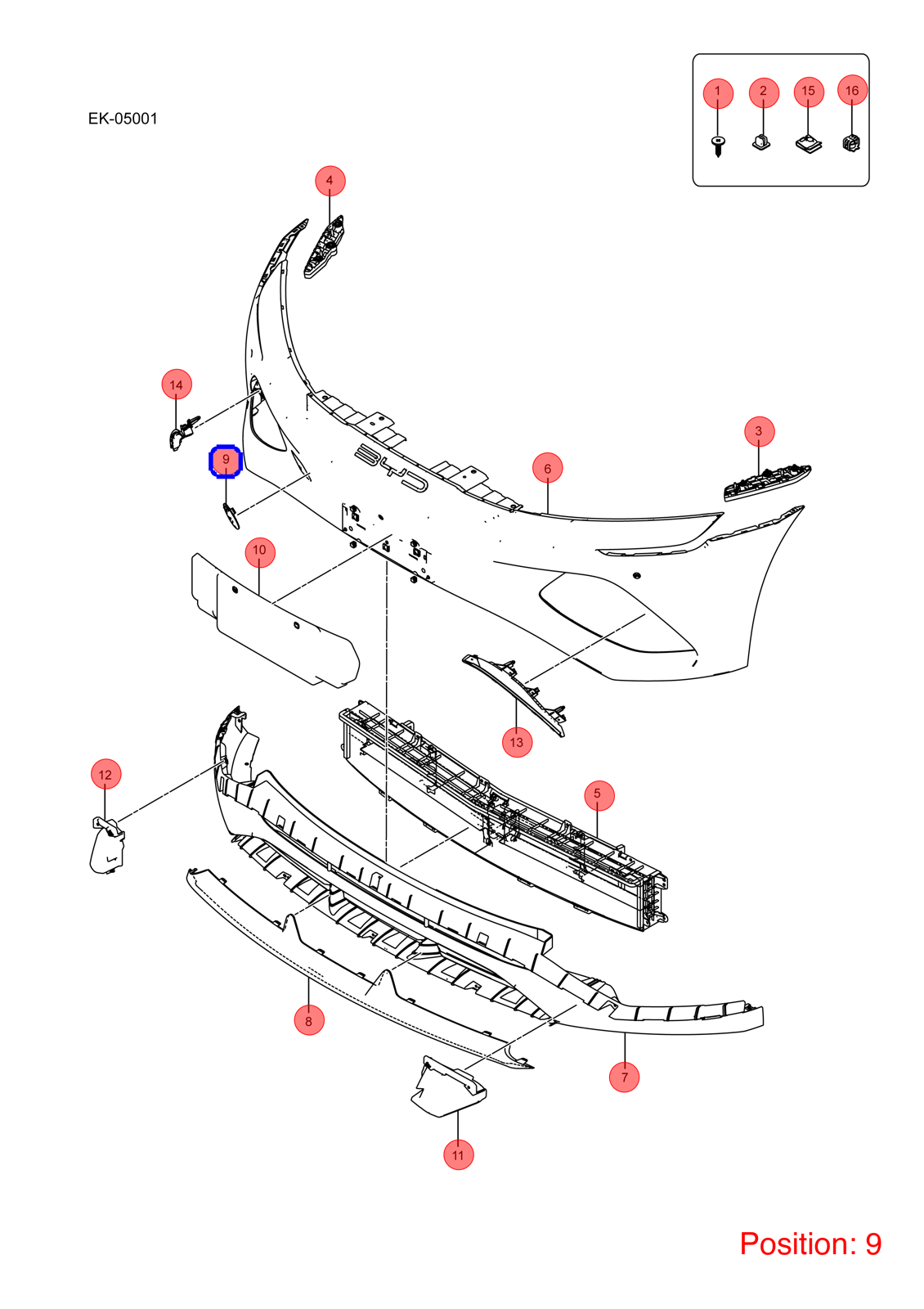 BYD Towing Eye Cover OEM 1358317800 EKEA2803114 FOR Seal 1358317800-BYD_OEM