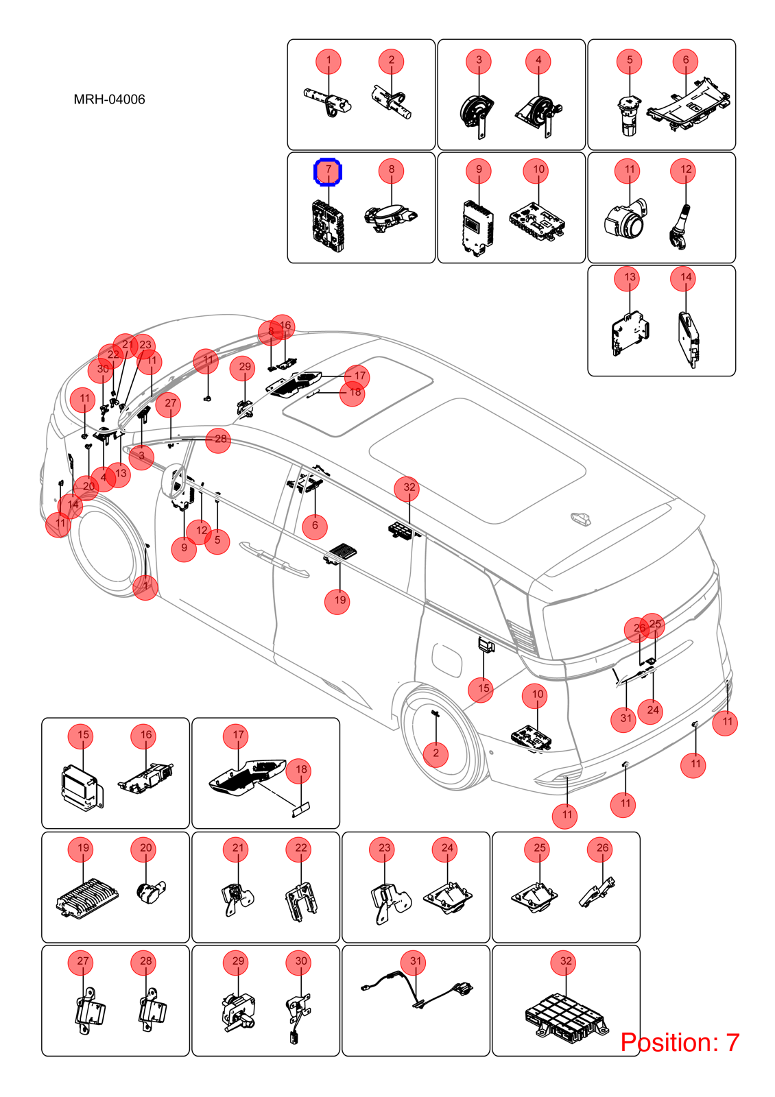 BYD Body Control Module OEM 1365676800 MRHB3622300B FOR DENZA 1365676800-BYD_OEM