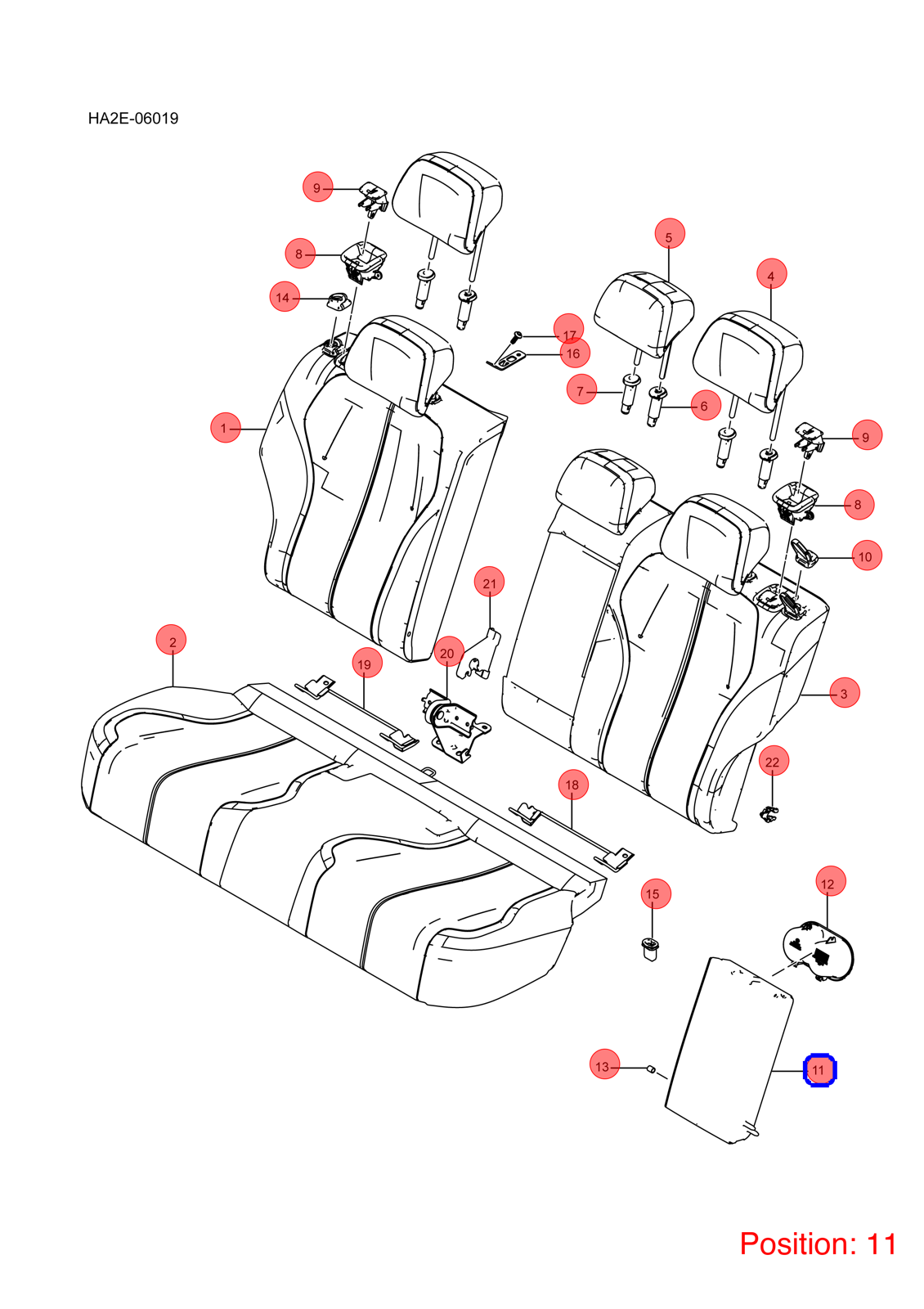 BYD Seat armrest OEM 1368502400 HA2HK700603000DY FOR KING Chazor Seal5 Destroyer 1368502400-BYD_OEM