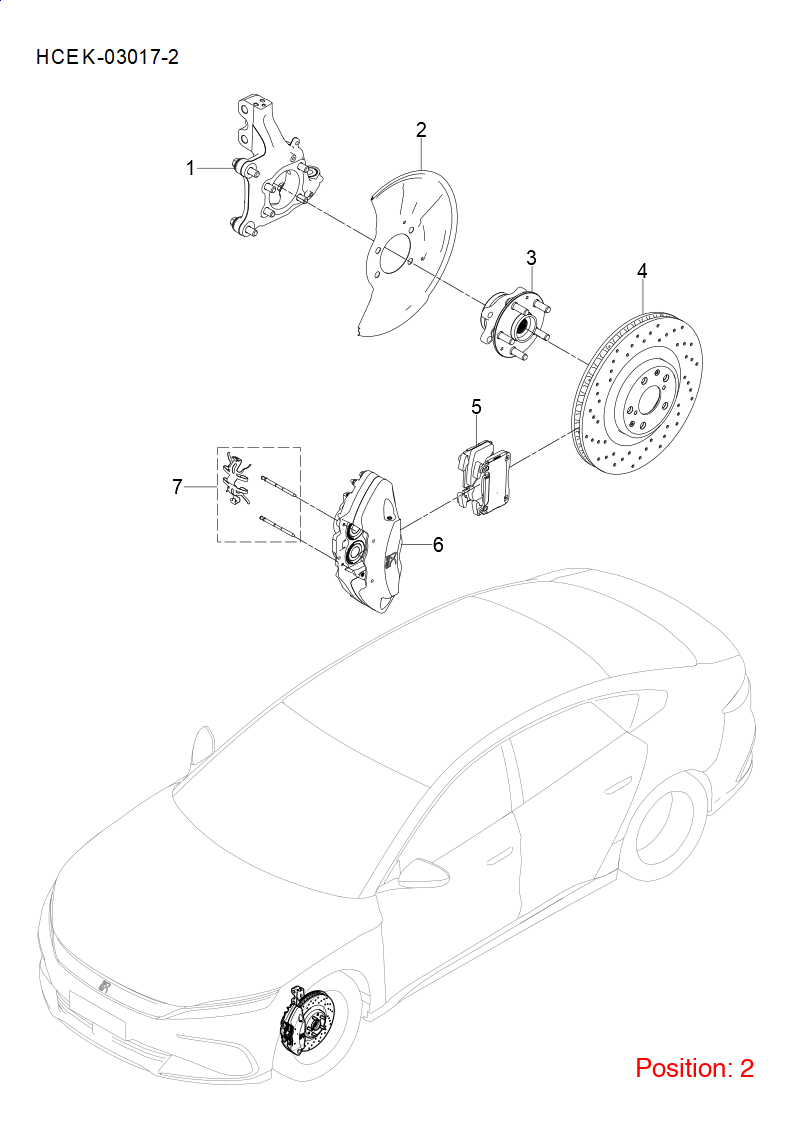 BYD Brake shield OEM 1369516700 HC3501116B FOR Han 1369516700-BYD_OEM