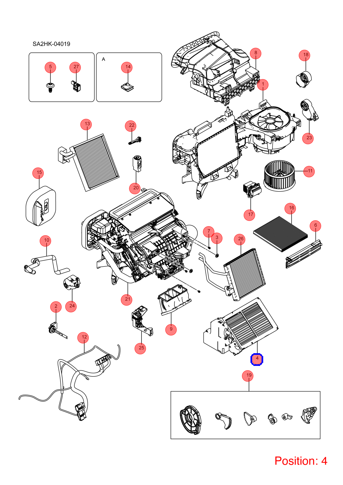 BYD Air conditioning heater OEM 1369975900 SA2HK8107700B FOR Song 1369975900-BYD_OEM