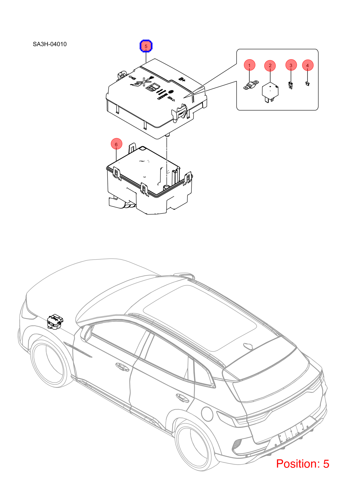 BYD Power distribution box OEM 1373253900 SA2HG3722500A FOR Song 1373253900-BYD_OEM
