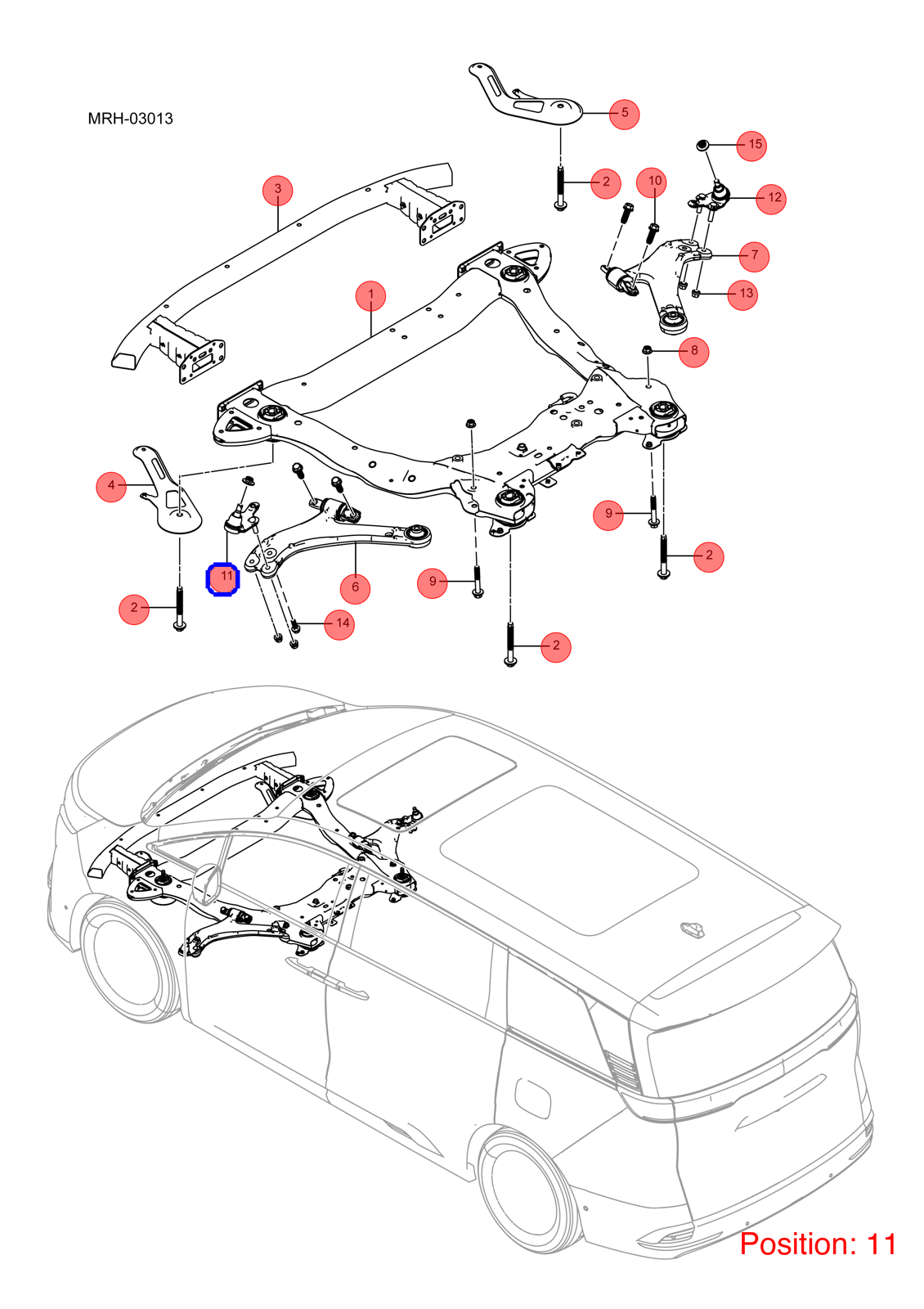 BYD Control arm ball joint OEM 1373593400 HCEEC2904300 FOR DENZA 1373593400-BYD_OEM