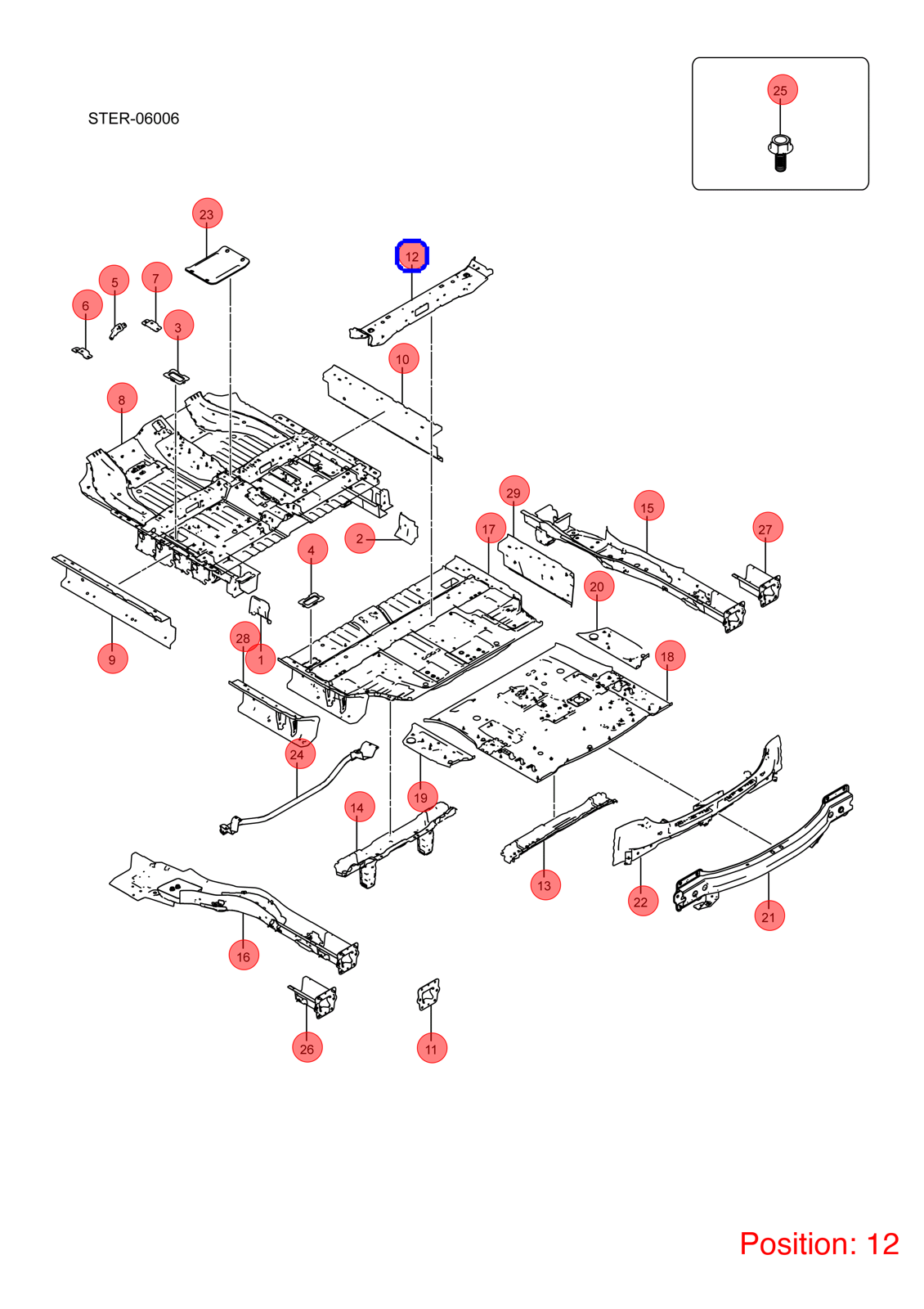 BYD Floor beam OEM 1377859800 STEK510132077 FOR Tang 1377859800-BYD_OEM