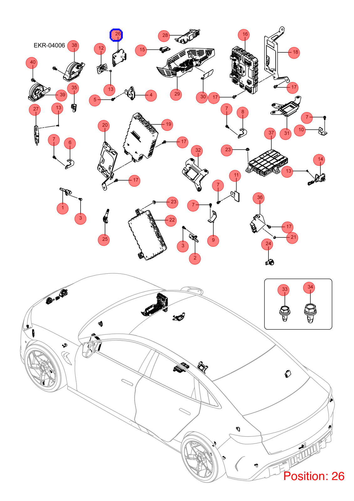 BYD Cruise computer OEM 1387368300 EKES3602600B FOR Seal 1387368300-BYD_OEM