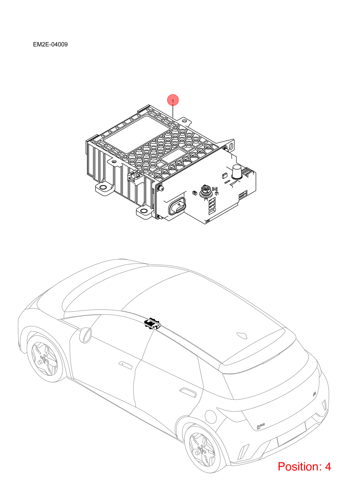 BYD Battery bracket OEM 1387417300 EM2EU3703320 FOR Dolphin 1387417300-BYD_OEM
