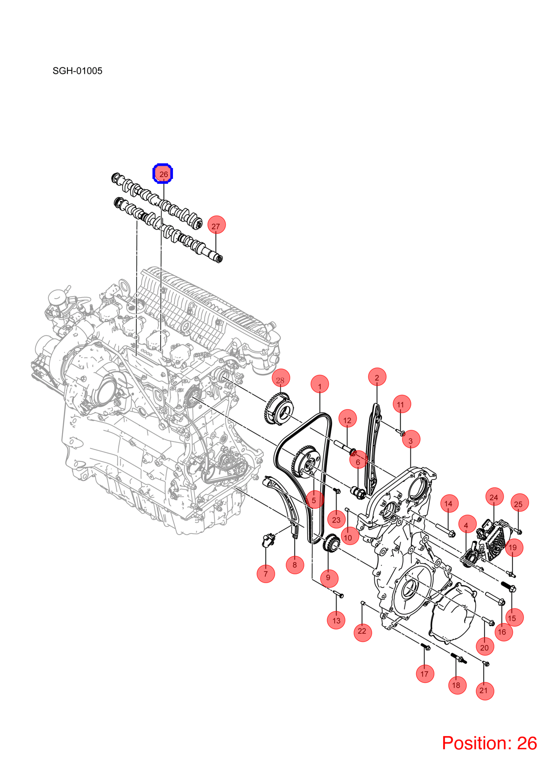 BYD Camshaft OEM 1389630200 487ZQD51006200A FOR YANGWANG 1389630200-BYD_OEM