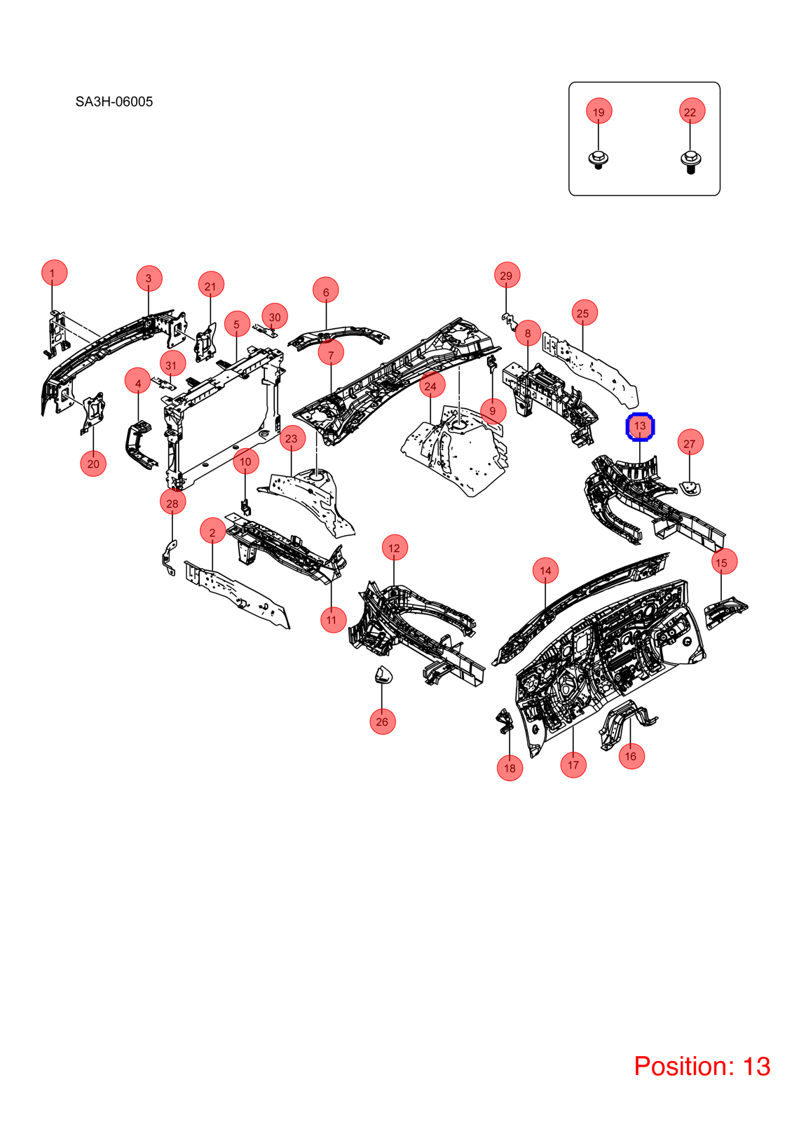 BYD Longitudinal beam bracket OEM 1396469900 SA3HE530141970 FOR Song 1396469900-BYD_OEM