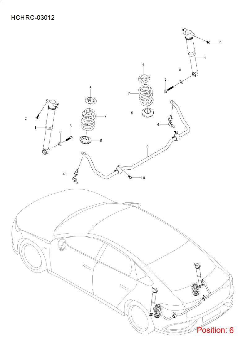 BYD Balance bar ball joint OEM 1398056200 HCHA2916020 FOR Han 1398056200-BYD_OEM