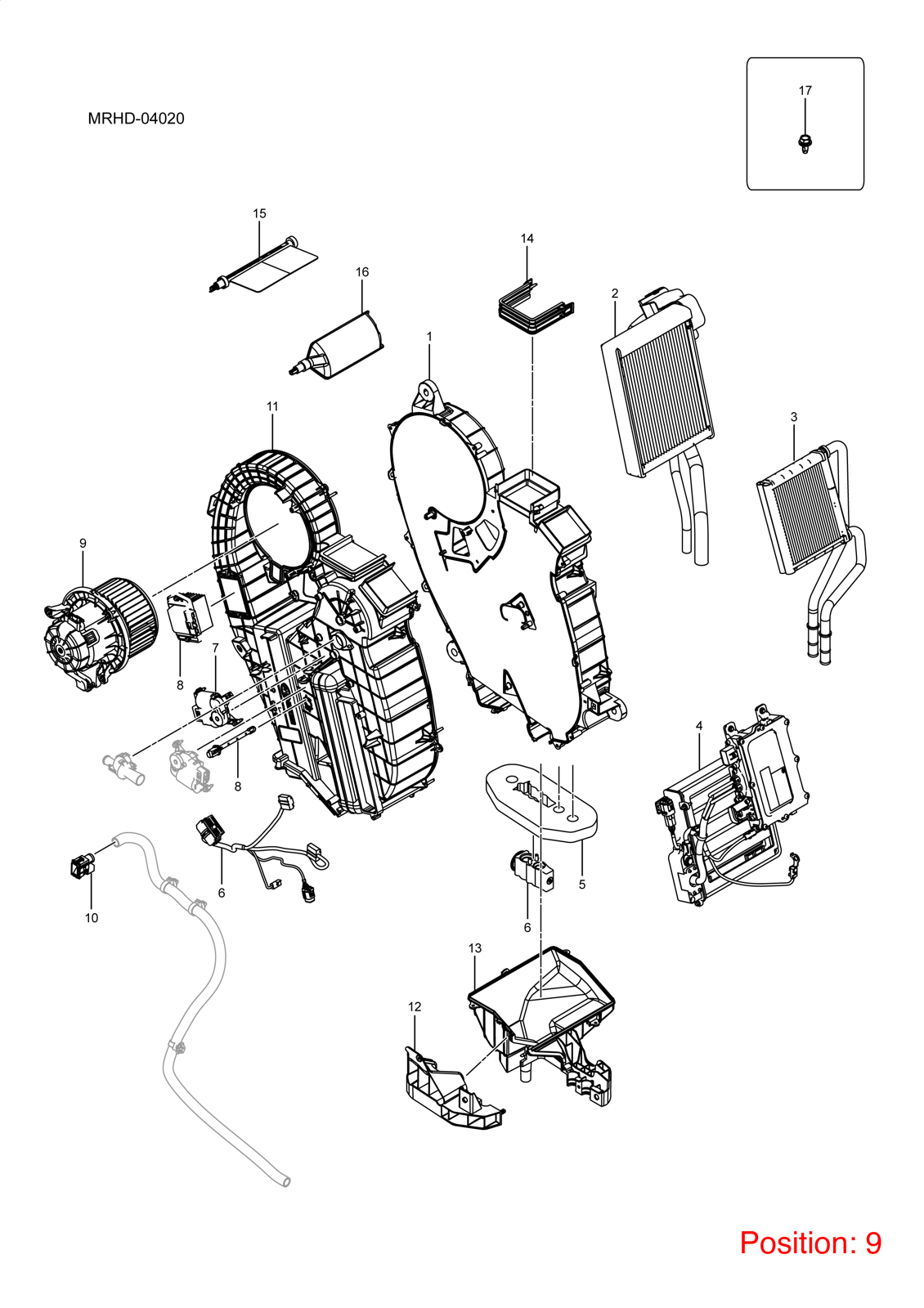 BYD Blower motor OEM 1401417700 MRHA8104100B FOR DENZA 1401417700-BYD_OEM