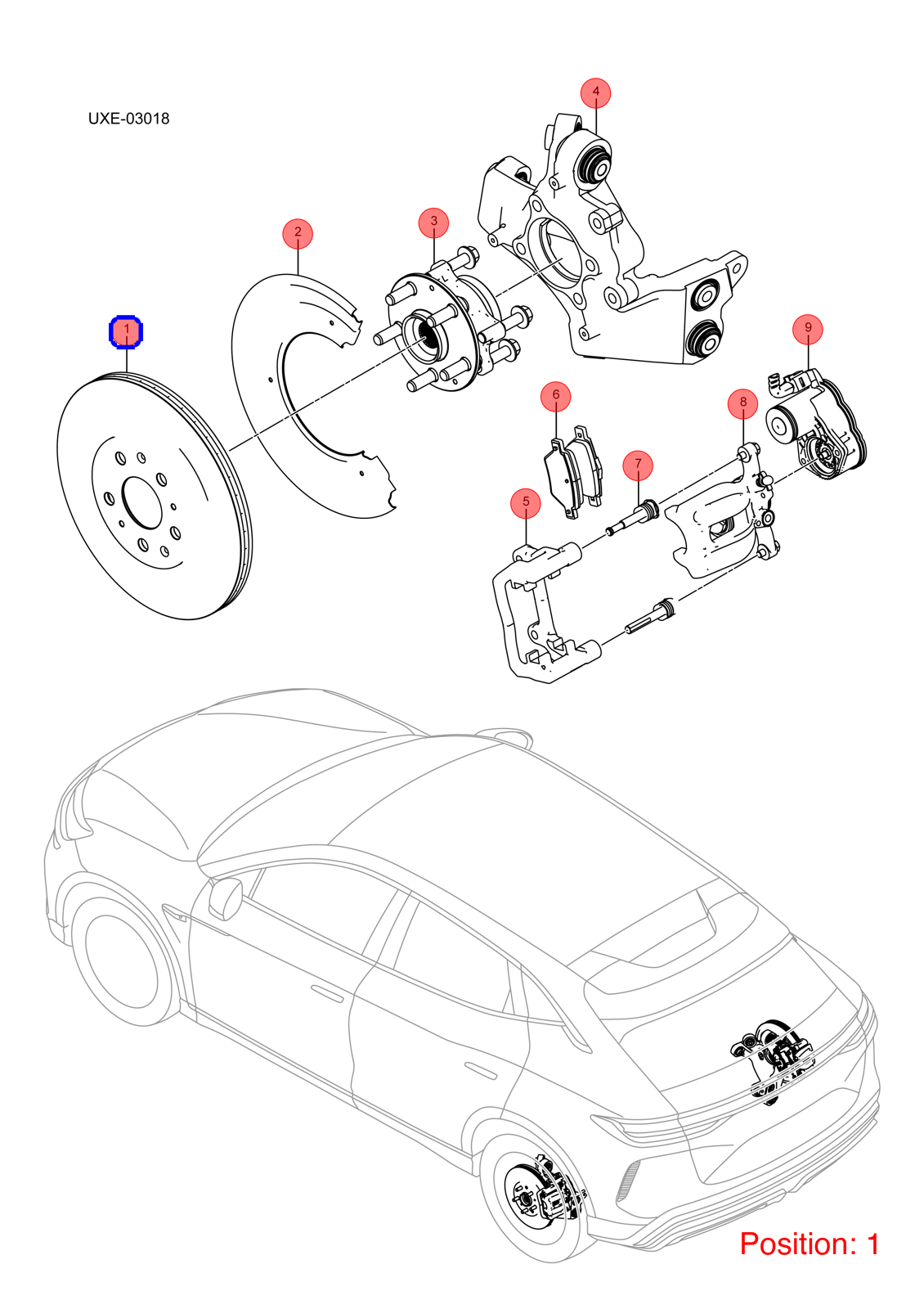 BYD Brake disc OEM 1402812300 EKEB3502111S FOR Seal 1402812300-BYD_OEM