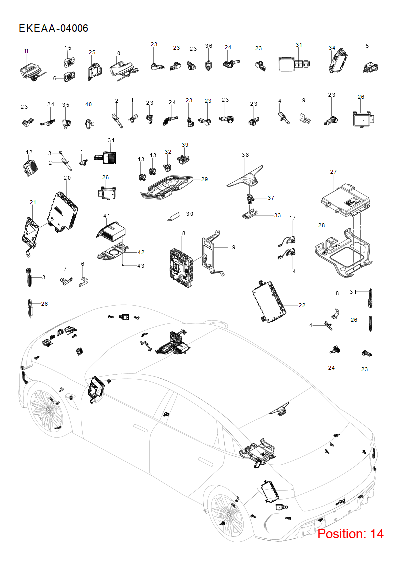 BYD Camera OEM 1420917900 EKEB3776740 FOR Seal 1420917900-BYD_OEM