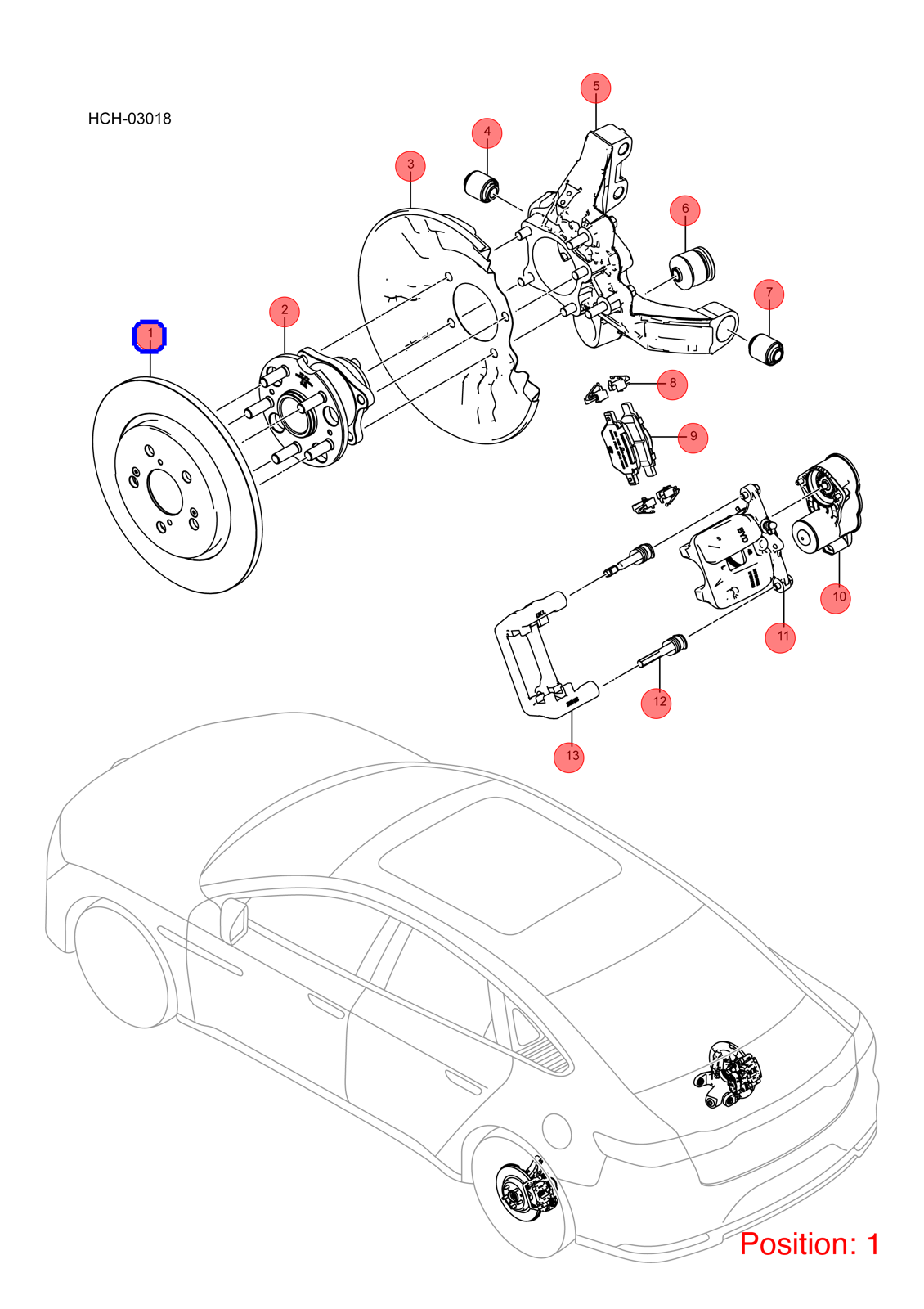 BYD Brake disc OEM 1428293100 HCEF3502111S FOR Han 1428293100-BYD_OEM