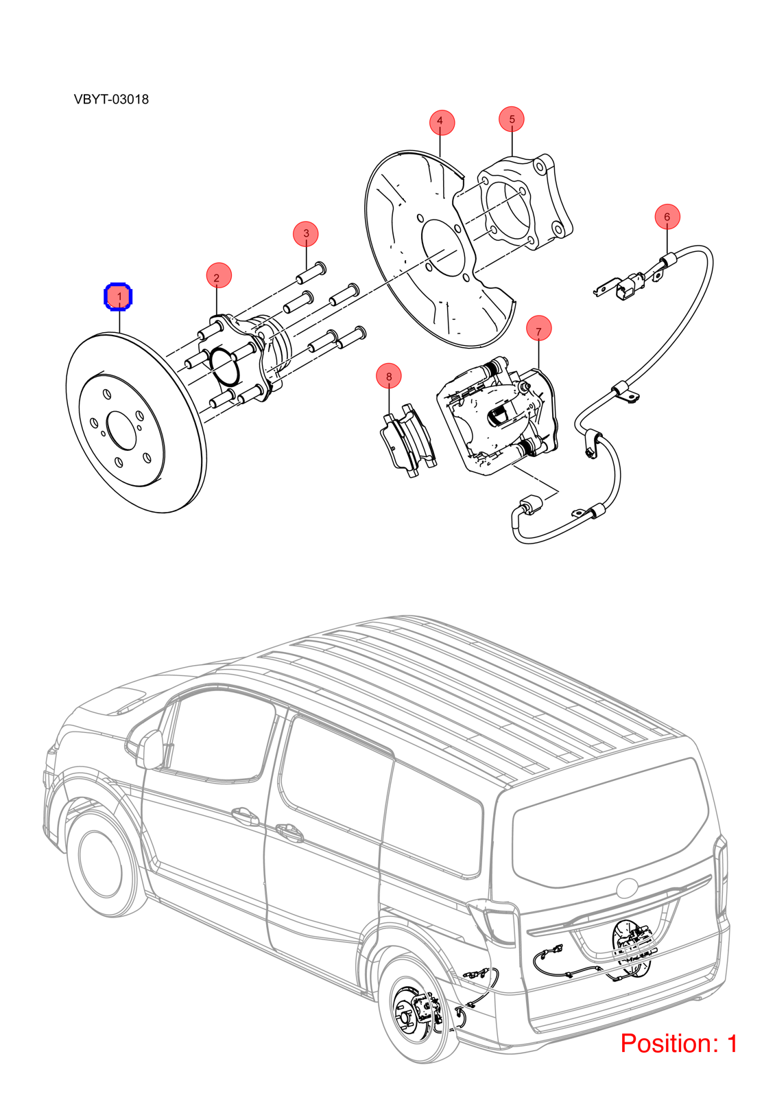 BYD Brake disc OEM 1429393900 VBEV3502011SD1 FOR eT3 1429393900-BYD_OEM
