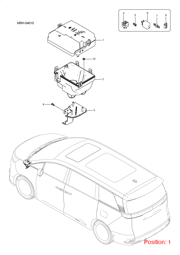 BYD Fuse box OEM 1430176700 MRHB3722500Z FOR DENZA 1430176700-BYD_OEM