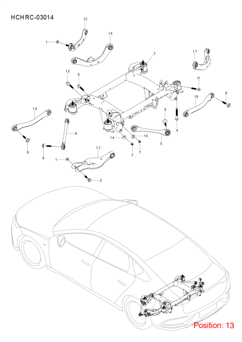BYD Control arm OEM 1432316300 TA712914060AC FOR Han 1432316300-BYD_OEM