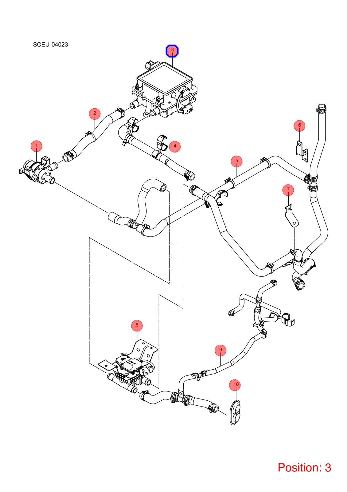 BYD Air conditioning heater OEM 1433116400 SCEUA8101600A FOR Atto3 Yuan 1433116400-BYD_OEM