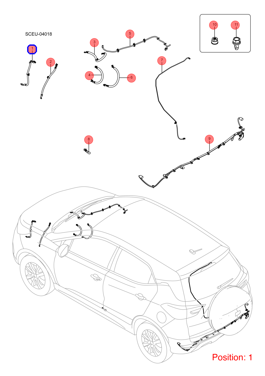 BYD Negative wire OEM 1433118700 SCEUA4002911A FOR Atto3 Yuan 1433118700-BYD_OEM